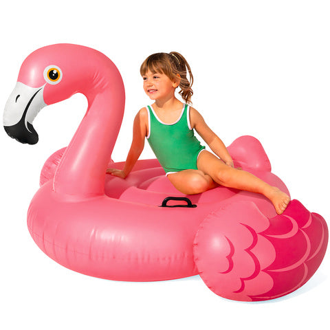 178 Cm Oppustelig Flamingo Badedyr - Sommerens Must-Have!