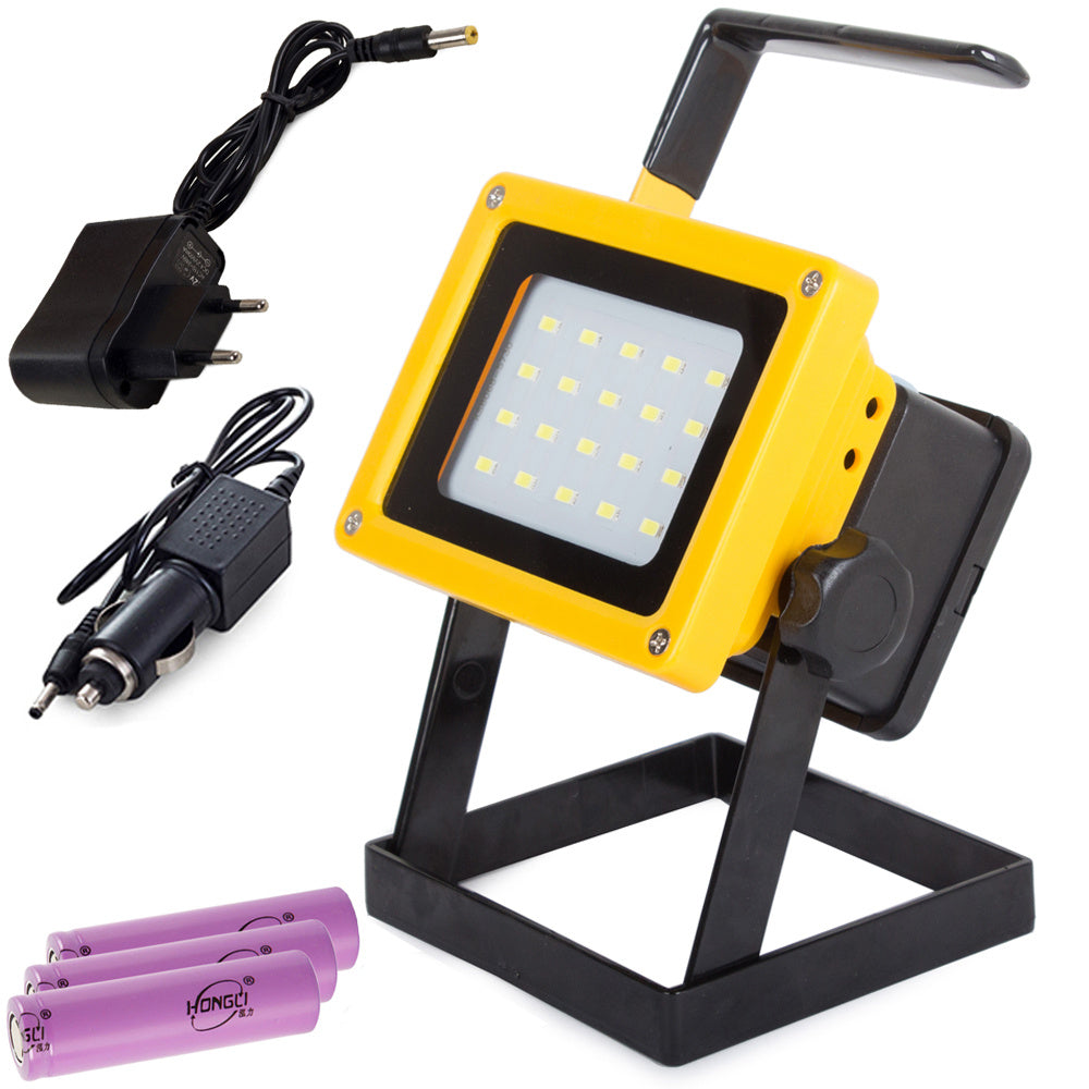 Genopladelig Led Arbejdslampe  100w Med 3 Lysindstillinger fra We Do Better