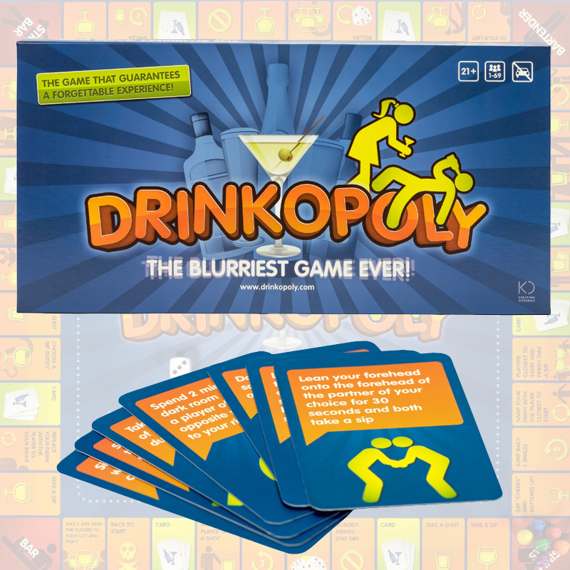 Drinkopoly Festspil fra Dingadget