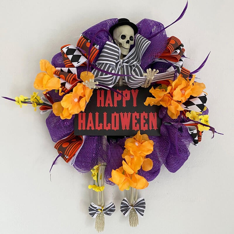 Halloween Krans Til Døren fra Dingadget