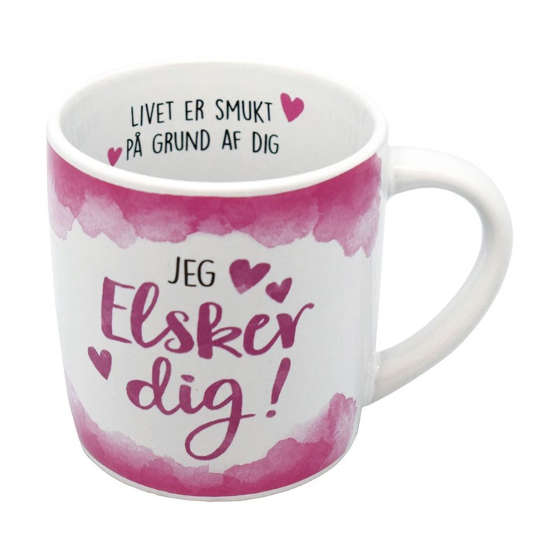 Jeg Elsker Dig Krus fra Dingadget