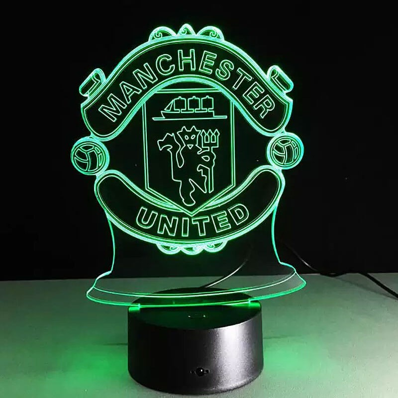Manchester United 3d Lampe fra Dingadget