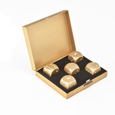 24  Karat  Guld  Terninger fra Dingadget