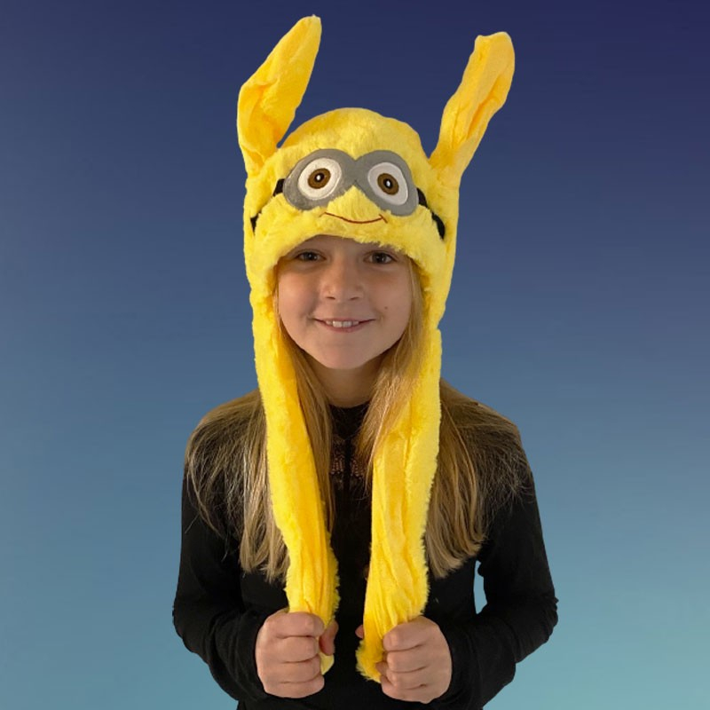 Minion Hat Med Bevægelige ører fra Dingadget