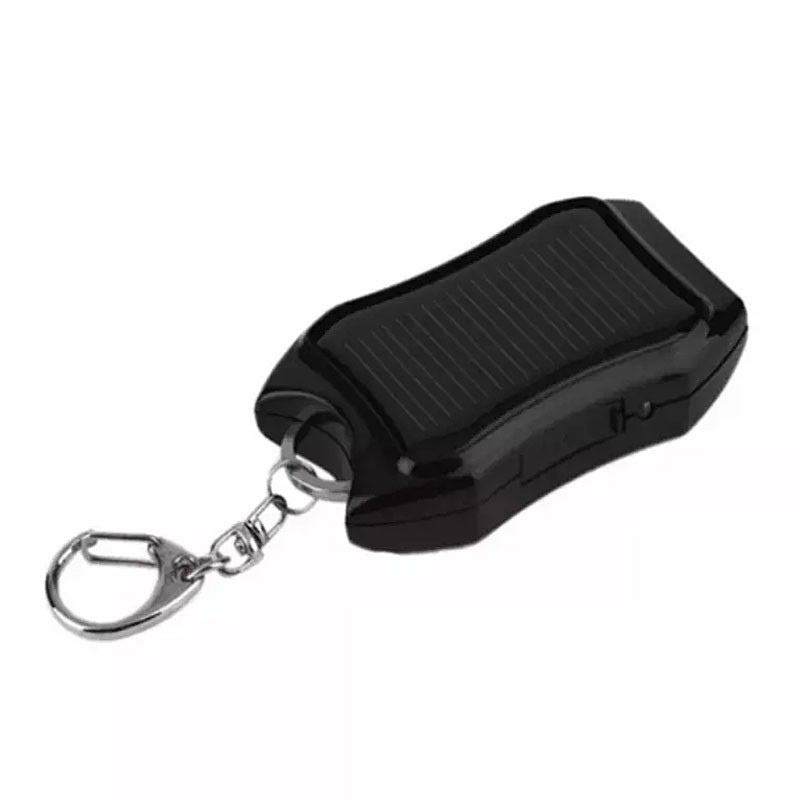 Nøglering Med Solcelleoplader 1200mah fra Dingadget