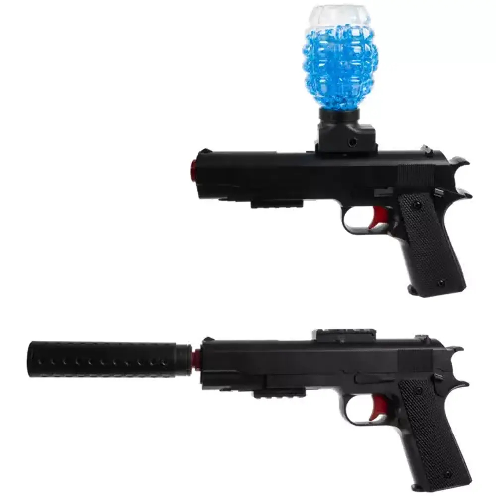 Gel Blaster Pistol Til Gel Kugler Og Skumpile   Sort fra Dingadget