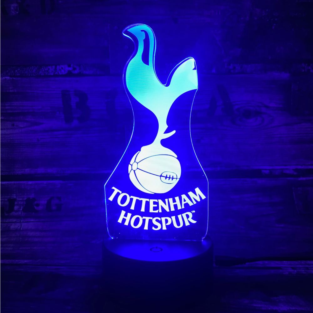 Tottenham 3d Fodboldlampe fra Dingadget