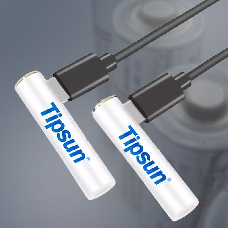 Usb C Genopladelig Batterier Aaa fra Dingadget