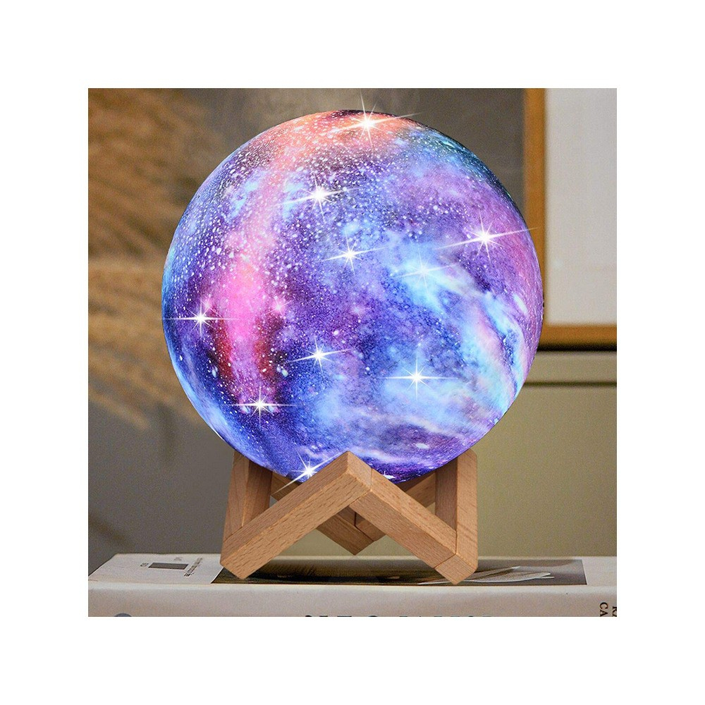 Måne Lampe Mange Farver 15cm fra Dingadget