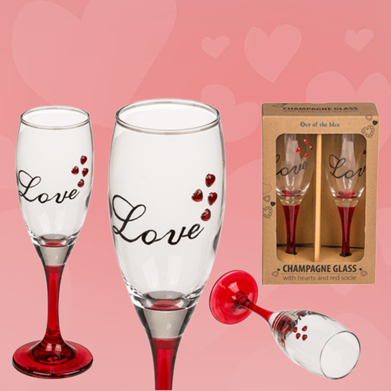 Romantiske Champagneglas fra Dingadget