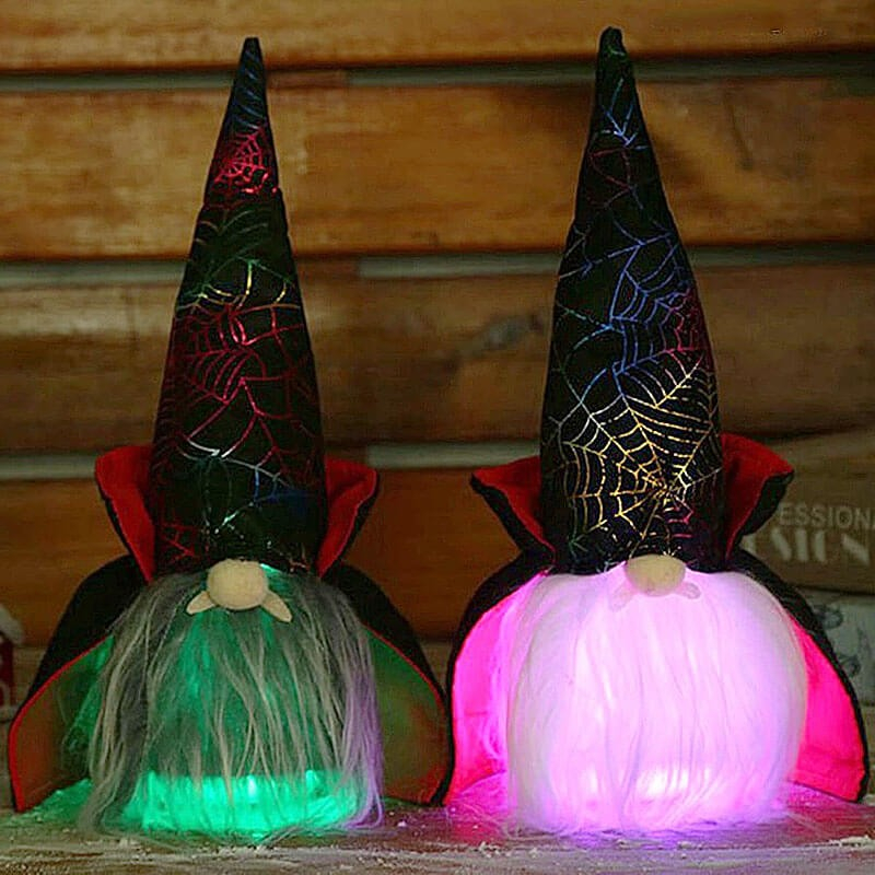 Halloween Vampyr Med Led Lys   30 Cm   Grå fra Dingadget