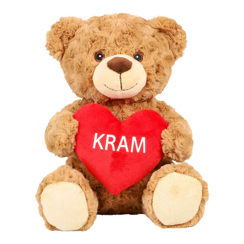 Valentinsdag Bamse "kram" 25 Cm fra Dingadget