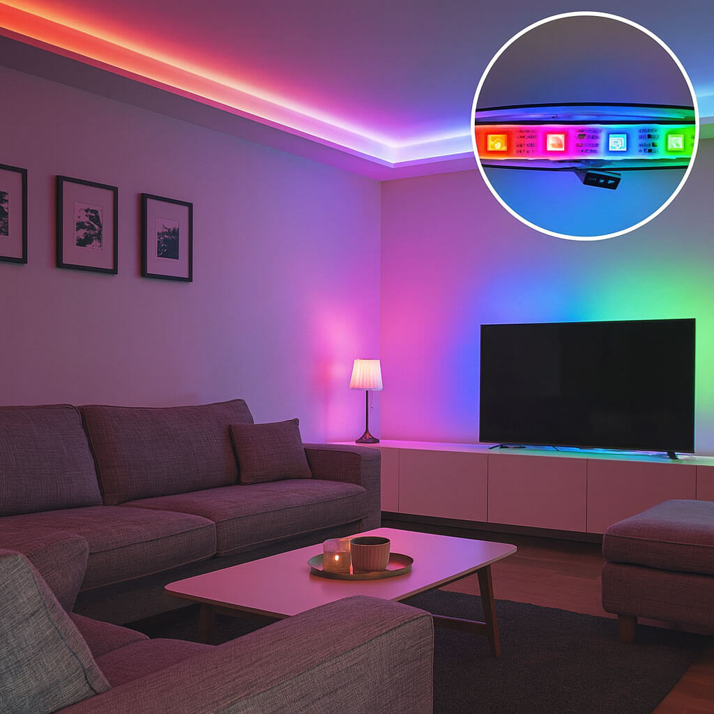 Led Strip Lyskæde 5m Vandtæt Usb fra Dingadget
