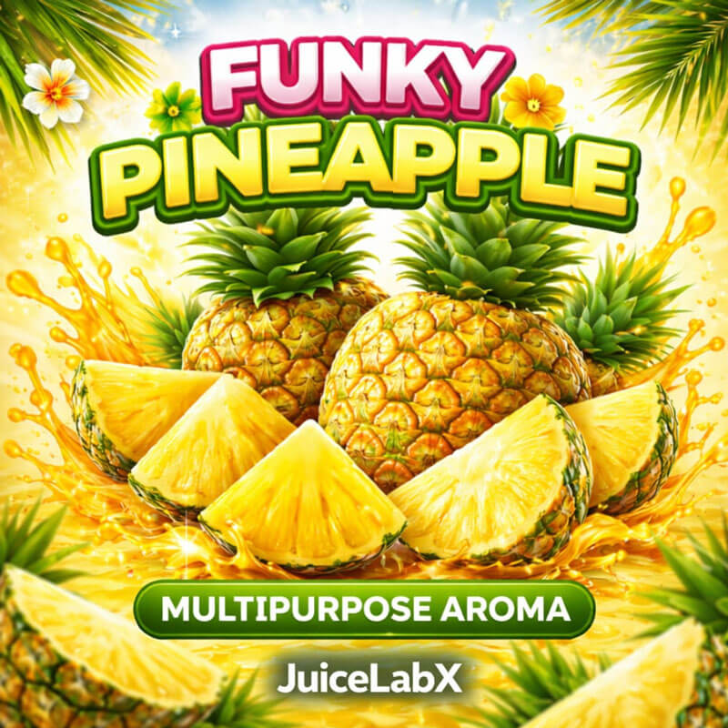 Funky Pineapple Aroma Fra Juicelab X 30 Ml fra Dingadget