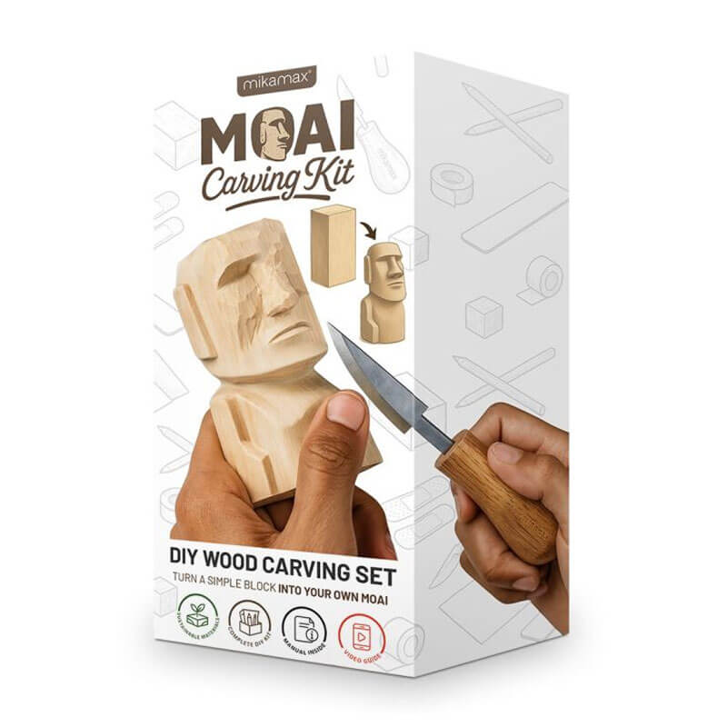 Moai Udskæringssæt fra Dingadget