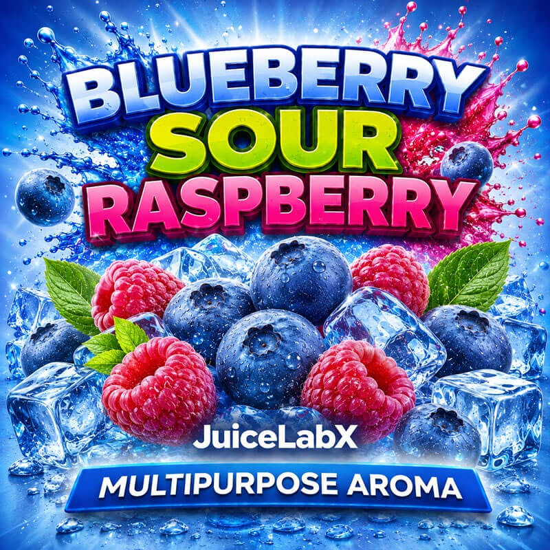 Blueberry Sour Raspberry Fra Juicelab X   30 Ml fra Dingadget