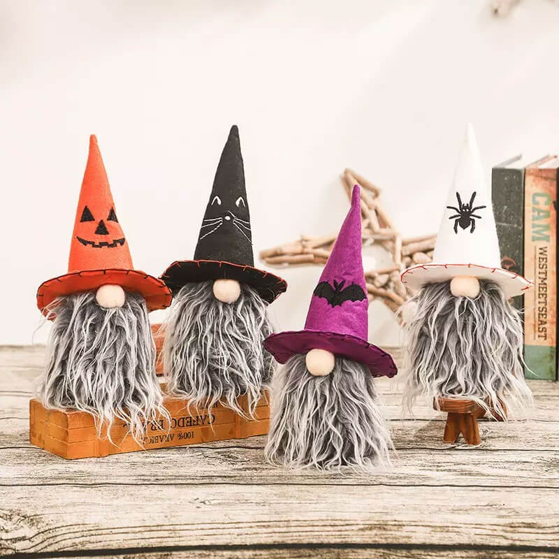 Unikke Halloween Troldmænd   23 Cm   Sort fra Dingadget