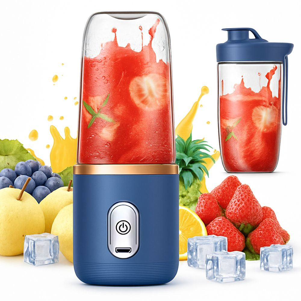 Trådløs Smoothie Blender Med 2 X 400 Ml Kopper  Genopladelig Usb Blender fra We Do Better