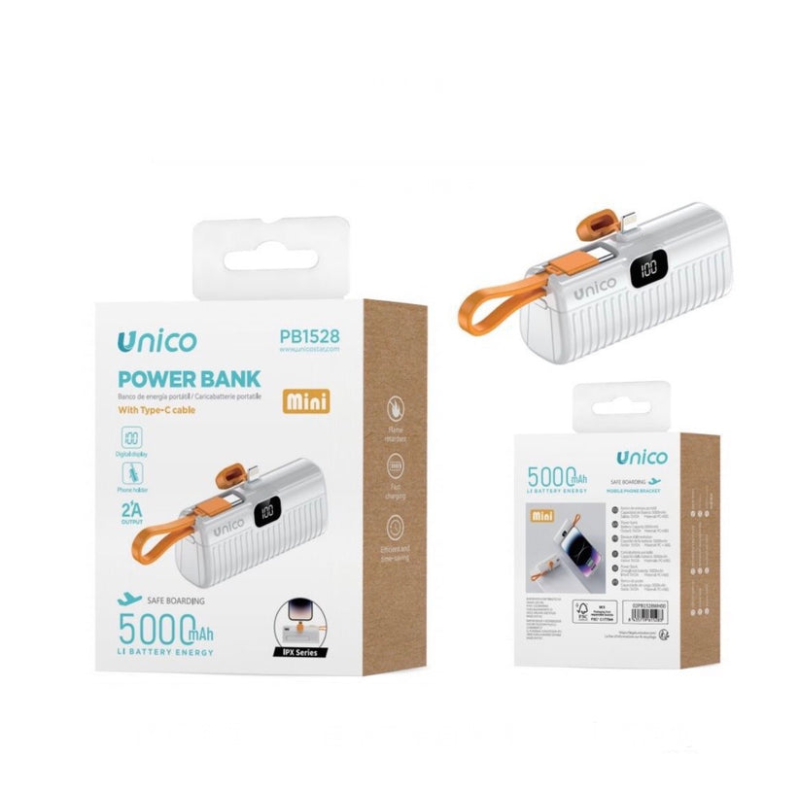 Lille Powerbank 5000mah Til Iphone   Hvid fra Dingadget