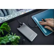 Powerbank 10.000 Mah Pd Qc Usb A Usb C Inkl. Usb C Kabel   Grå   Powerbank fra Intenso